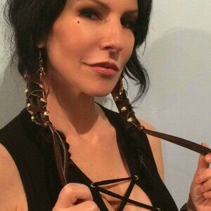 Genuine Leather Native American Style Hair Wraps